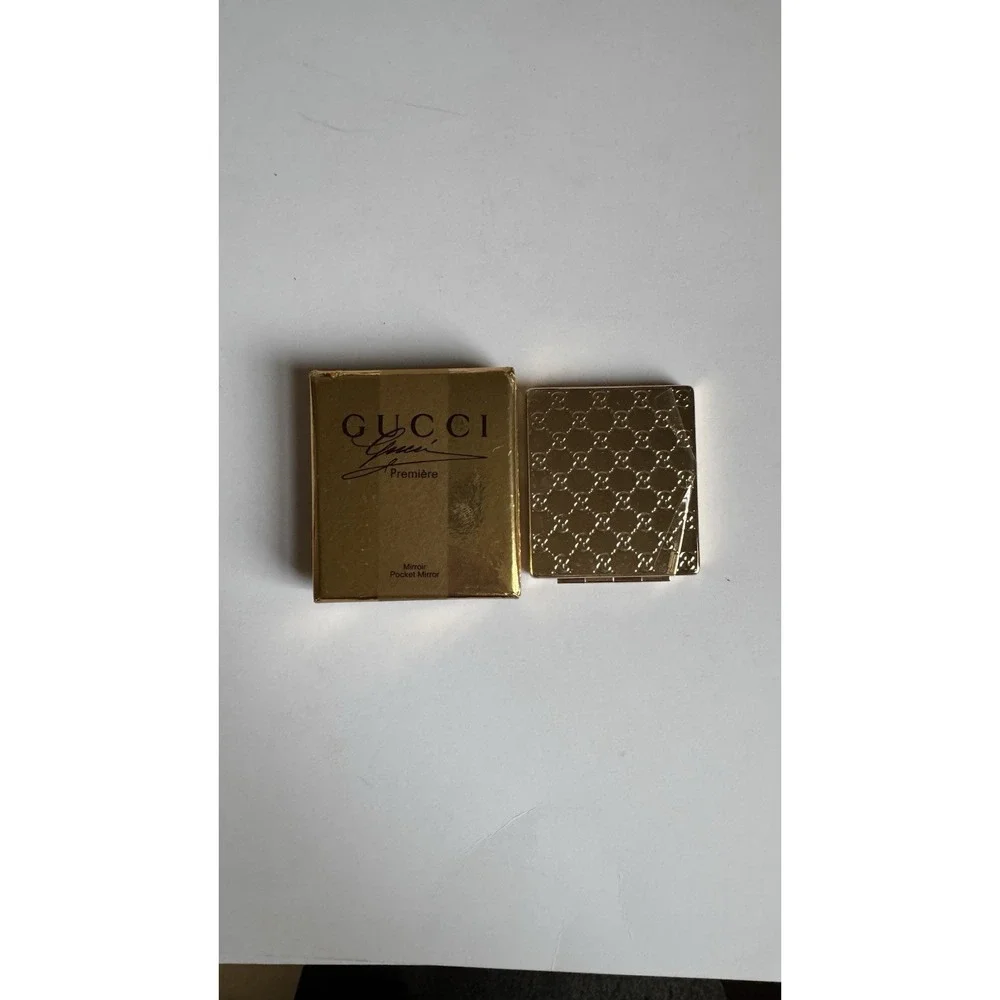 Gucci Premiere by Gucci Signature Compact Mirror with Box NEW